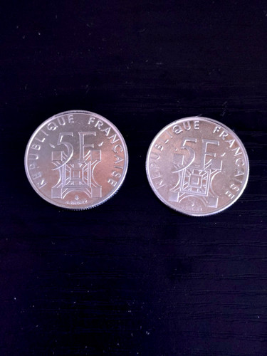 Lot pièces francs - 2,
