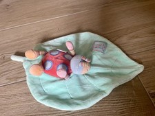 Doudou Peluche Abeille Moulin Roty Louna Coccinelle Knuffel Feuille Verte