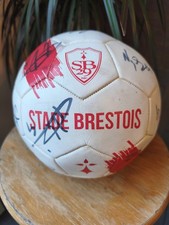 Ballon Officiel STADE BRESTOIS 29 Dédicacé l'Équipe Européenne Football Foot 