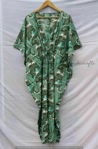 Robe caftan maxi coton - caftan,