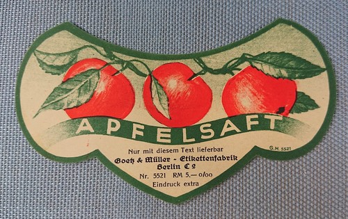 Ancien saftetikett - ancien,