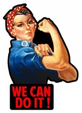 STICKER PIN UP WE CAN DO IT