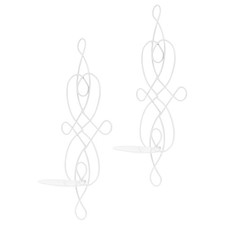  2 Pcs Bougeoir Mural