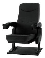 Fauteuil Home Cinema Siege Sofa Chauffeuse TV Cinéma Domicile Porte-Gobelet Noir