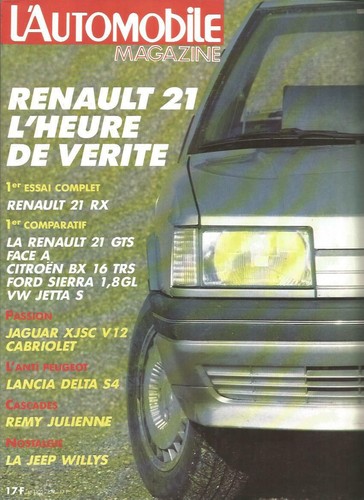 Automobile magazine 477 - l'automobile,