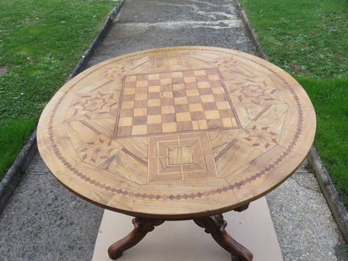 Table jeux ancienne style - table, de