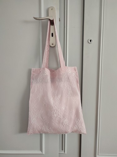 Sac cabas dentelle - en,