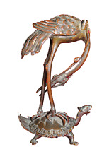 Bronze japonais Edo. Héron