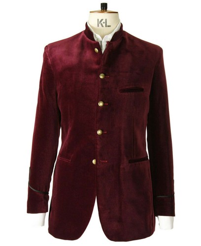 Veste fumeur maroon - veste, de