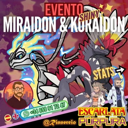 Miraidon koraidon shiny - miraidon, &