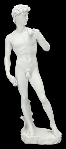 David figurine blanc statue - david,