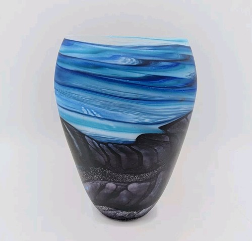 Vase verre soufflé coloré - soufflé,