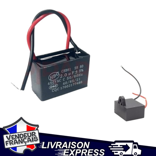 Condensateur cbb61 2uf - condensateur, 2µf