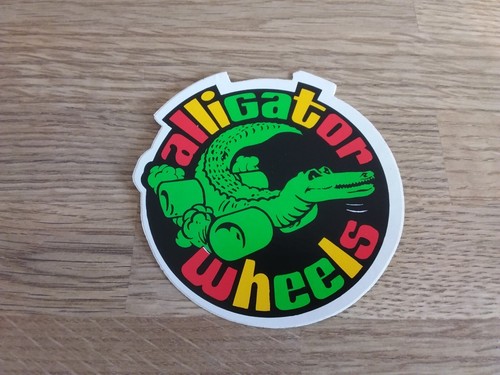 Ancien autocollant alligator - autocollant,
