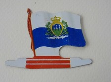 PLAQUE Drapeau métal
