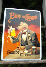 PLAQUE EMAILLEE PUBLICITAIRE