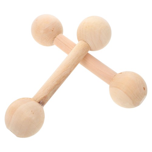 Pièces haltères bois - 2,
