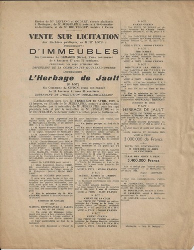 Ceton gemages affichette - affichette, de