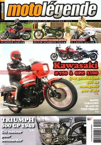 Moto legende 249 kawasaki - legende, z750