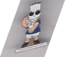 Pin's BART SIMPSON - "UNDERACHIEVER"
