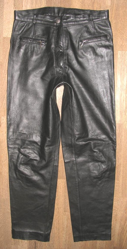 Raberg pantalon cuir femme - en,