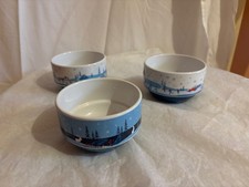 FRANCOISE SAGET   lot de 3 coupelles ramequins thème hiver