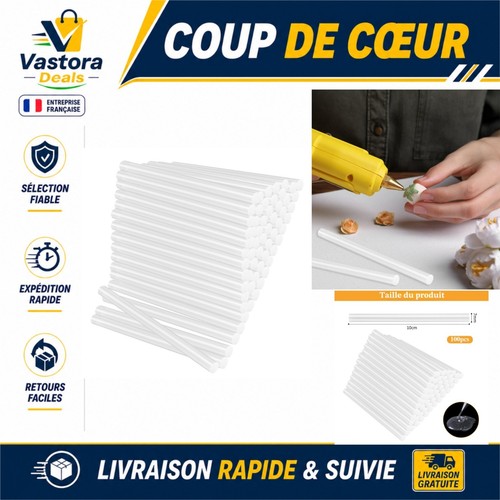 100 bâtons colle chaude - 100, de