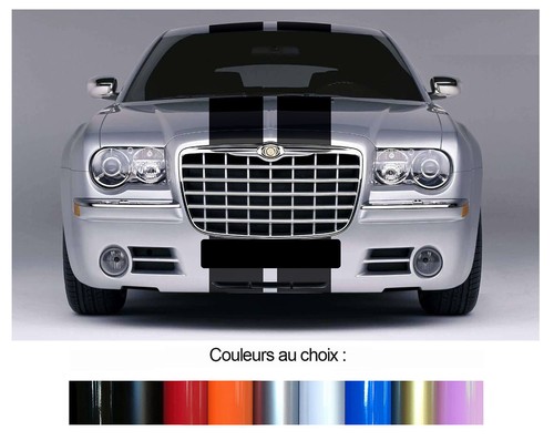 Double bandes racing vinyle - bandes,