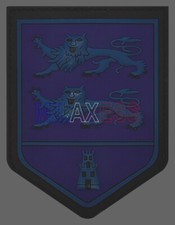 Ecusson basse Normandie bleu