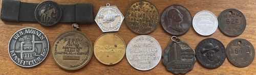 Vintage coins medallions - coins,