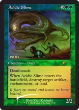Acidic Slime (30th Anniversary) Foil    Mtg Magic English