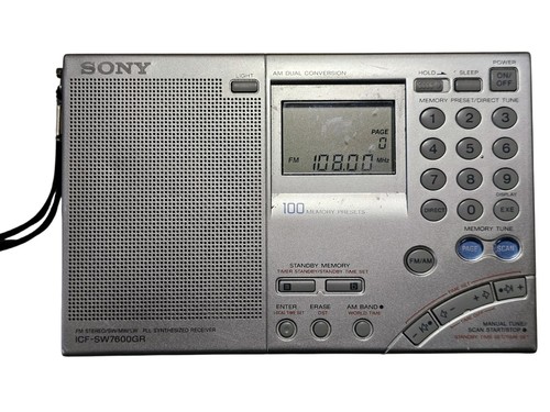 Sony icf sw7600gr world band - sony,