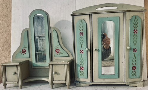 Meubles poupée bois - meubles,