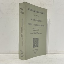 POÉSIE Lettres Inédites Divers Correspondants Paul VERLAINE 1976
