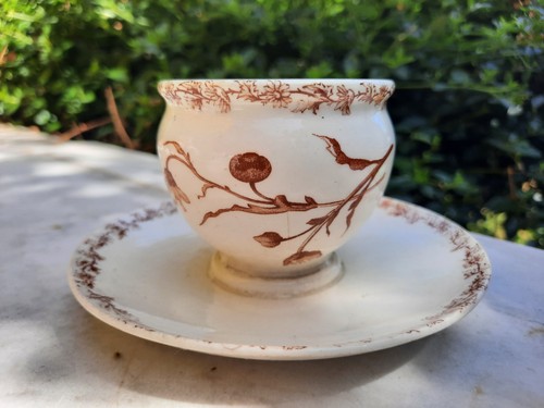 Pot moutarde ancien terre - "pot, moutarde?