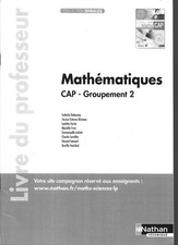 CAP  Cahier de Maths Livre du