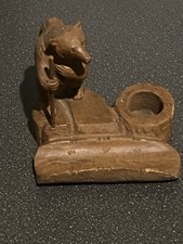 Ours Sculpté Encrier De La Forêt Noire 