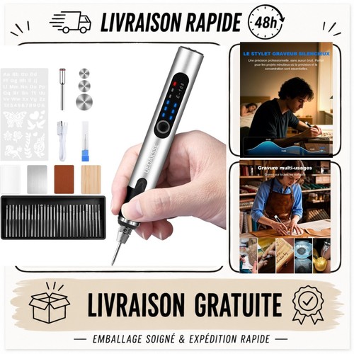 Stylo graver sans fil 3 - à,