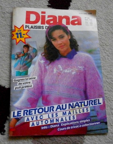 Livre diana plaisirs tricot - diana,