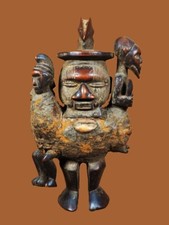 Art africain. Fétiche buti. Ethnie Téké. Congo. Afrique.