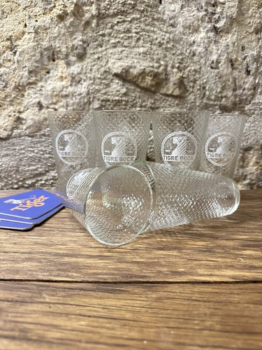 Lot verres tigre - verres,