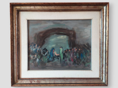 Crèche art religieux moderne - crèche,
