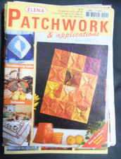 Elena Patchwork et applications N° 11 Couture Quilt Log Cabin Halloween Tenture