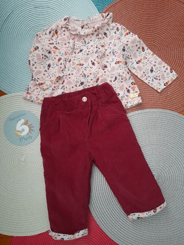 Ensemble fille mois sergent - fille,