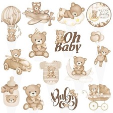 Teddy Bär Cupcake Toppers 24