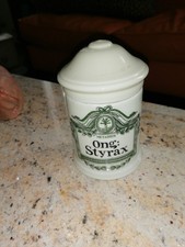 Pot d'apothicaire porcelaine