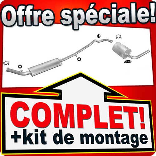 Ligne pot échappement pour - ligne,