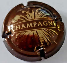 Capsule de Champagne générique marron et or N°764e