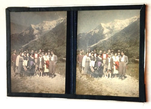 Autochrome vue stéréo groupe - stÉrÉo,
