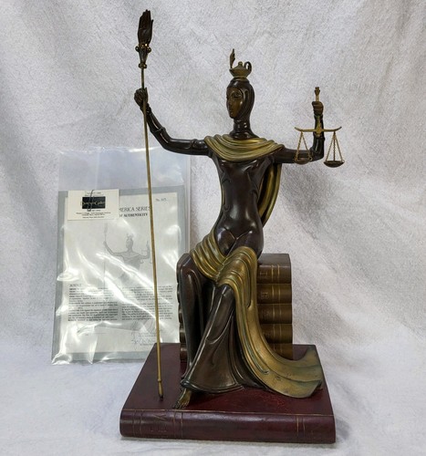 Lady justice erte romain de - justice, (romain